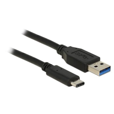 DeLOCK 1m USB3.1-C/USB3.1-A USB kábel USB 3.2 Gen 2 (3.1 Gen 2) USB A USB C Fekete