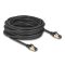 DeLOCK 80252 hálózati kábel Fekete 10 M Cat7 S/FTP (S-STP)